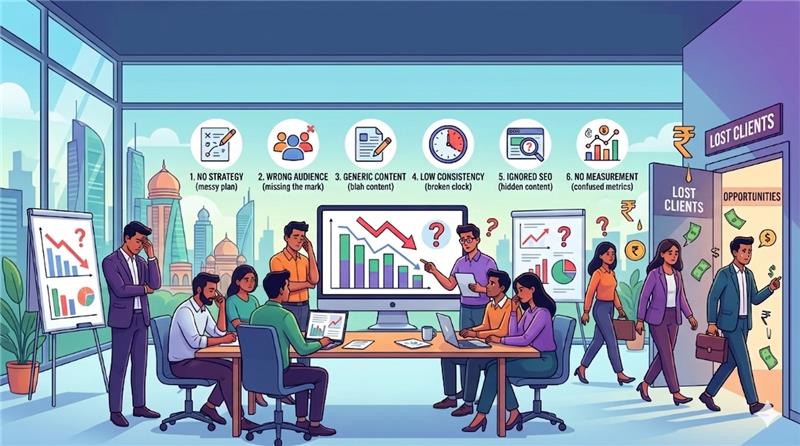 6 Content Marketing Mistakes Costing Indian Startups | Neekan Consulting